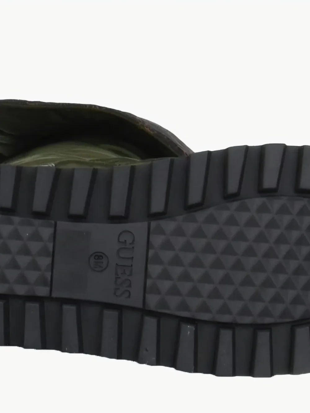 GUESS Quilted Olive Green Winter Boots